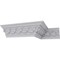 Ekena Millwork 3 1/8"H x 3 1/8"P x 4 1/4"F x 94 1/2"L, (1 7/8" Repeat) Foster Coin & Bead Crown Moulding MLD03X03X04FO - alternate 4